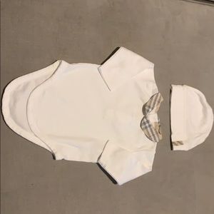 Baby onesie with hat